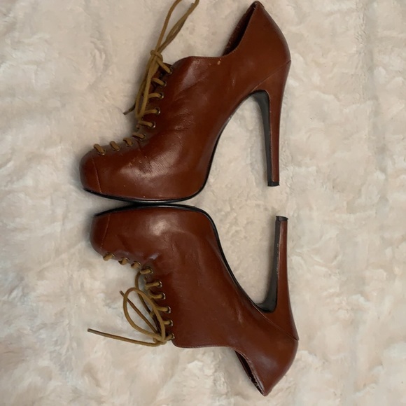 Chinese Laundry brown high heels 7.5 - Picture 2 of 5